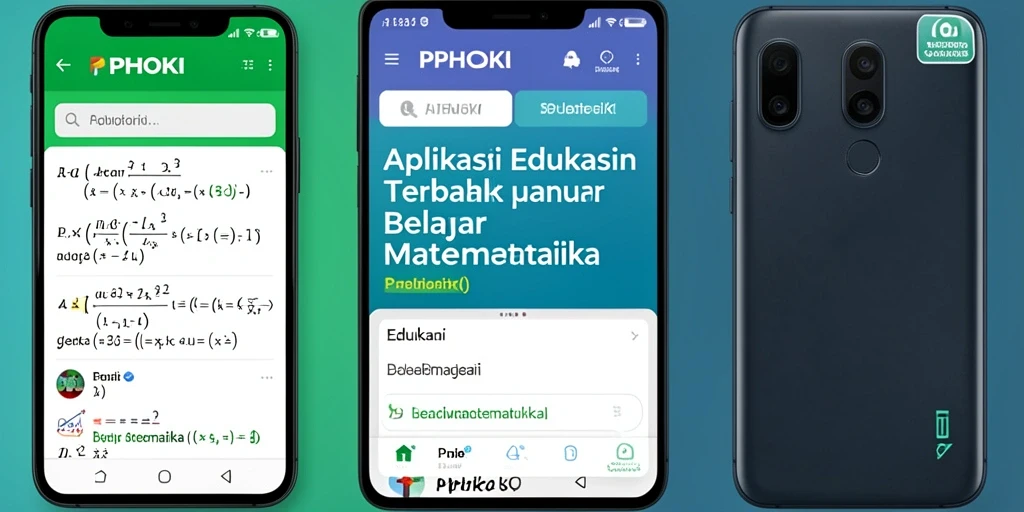 Tampilan antarmuka PPHOKI yang interaktif untuk belajar matematika.