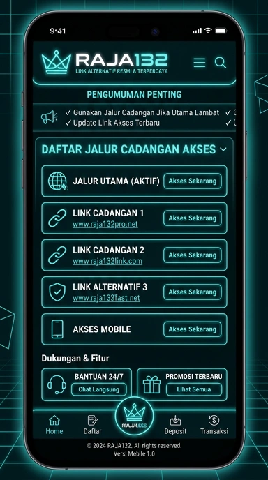 Halaman Link Alternatif raja132 untuk Pengguna Android