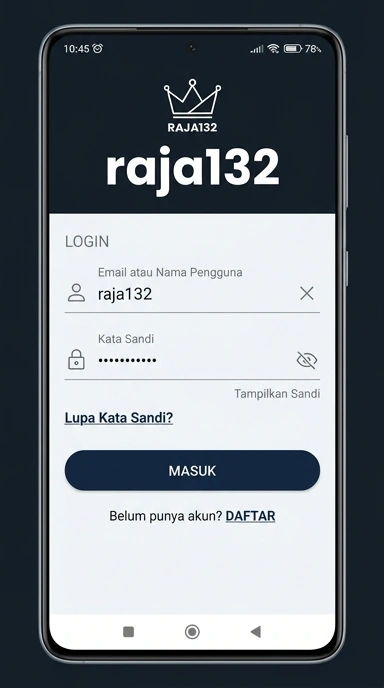 Panduan Masuk Akun raja132 untuk Pengguna Android